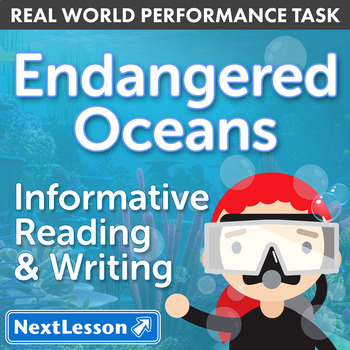 Preview of G3 Informative Reading & Writing - ‘Endangered Oceans’ Performance Task