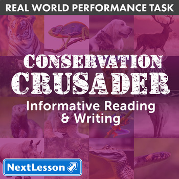 Preview of Bundle G6 Informative Reading & Writing - Conservation Crusader Performance Task