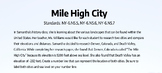 Performance Task: Mile High City