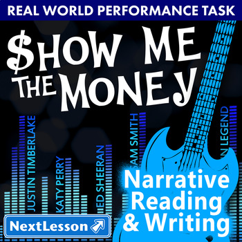 Preview of G7 Narrative Reading & Writing - ‘Show Me the Money’ Performance Task