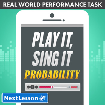 Preview of Performance Task – Probability – Play It, Sing It: Pop