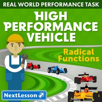 Preview of Bundle G10-12 Radical Functions - ‘High Performance Vehicle’ Performance Task