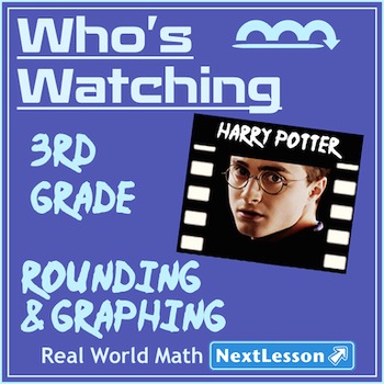 Preview of Performance Task - Rounding & Graphing - Who's Watching - Harry Potter