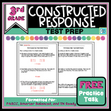 Math Constructed Response | Performance Tasks - 3rd Grade FREEBIE