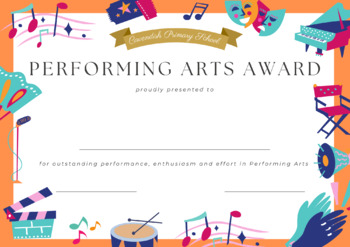 Preview of Performing Arts Achievement Award