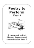 Poetry to Perform, Year 1 (Kindergarten) - Edward Lear