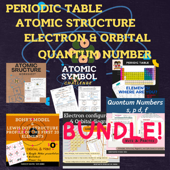 Preview of Peridic table | Atomic structure | Electron & Orbital | Quantum nuber | Bundle