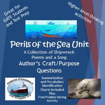 Preview of Perils of the Sea Unit:  A Collection of Shipwreck Poems and a Song