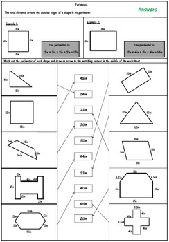 Perimeter Worksheet by 123 Math | Teachers Pay Teachers