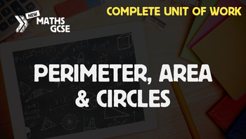 Preview of Perimeter, Area & Circles - Complete Unit of Work