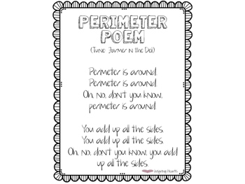 Preview of Perimeter & Area Poem