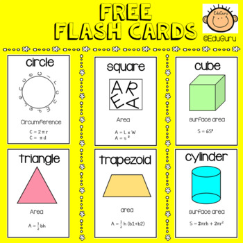Preview of Perimeter Area Surface Area Flashcards