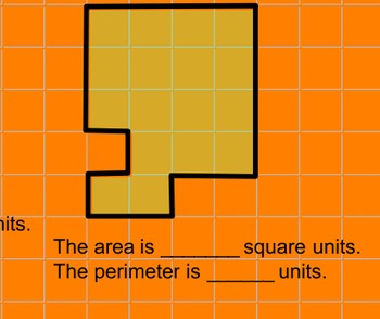 Preview of Perimeter Area Volume Flipchart