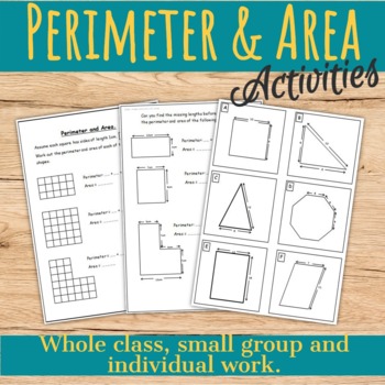 Preview of Perimeter & Area Worksheets.