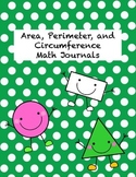 Perimeter, Area, and Circumference Math Journal