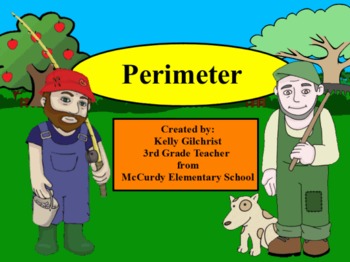 Preview of Perimeter Flipchart ActivInspire Promethean Lesson