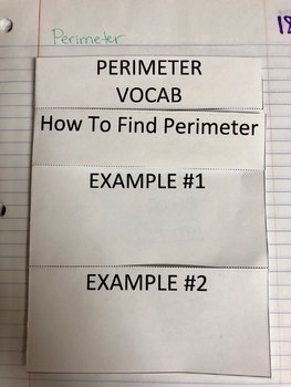 Preview of Perimeter Interactive Notebook Entry