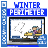 Perimeter Math Boom Cards for Winter