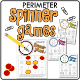 Perimeter Printable Math Spinner Games
