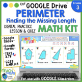Perimeter Missing Side Google Classroom™ Guided Lesson, Pr