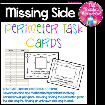 Preview of Perimeter Missing Side Task Cards