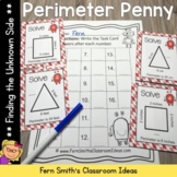 Perimeter Find the Missing Side Center Games Task Cards an