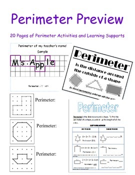 Preview of Perimeter Preview
