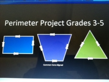 Preview of Common Core Project Based Learning: Perimeter Project in the Zoo