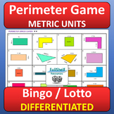 Perimeter Review Game 4th 5th Grade METRIC