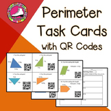 Perimeter Task Card Center Activity with Self Checking QR Codes