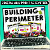 Perimeter Task Cards Math Manipulative Assignment Digital 