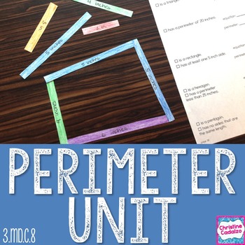 Preview of Perimeter Math Unit