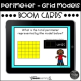 Perimeter Using Grid Models Boom Cards™ - Digital Task Cards