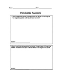 Perimeter Word Problem Packet - Common Core Aligned