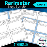 Perimeter Word Problem Task Cards | 4.MD.3