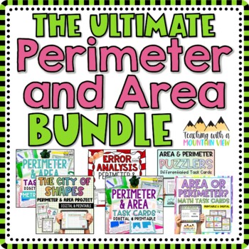 Preview of Perimeter and Area BUNDLE
