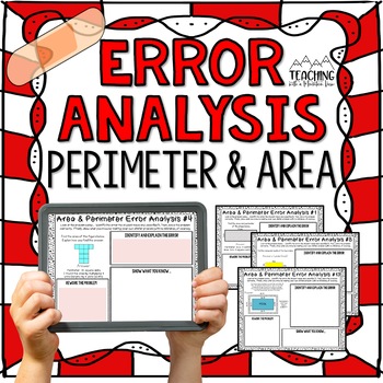 Preview of Perimeter and Area Error Analysis