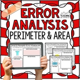 Perimeter and Area Error Analysis