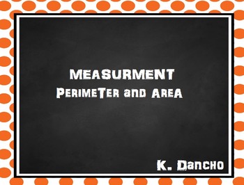 Preview of Perimeter and Area Flipchart