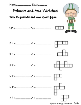 perimeter and area worksheets for 4th grade