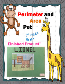 Preview of Perimeter and Area Pet Project