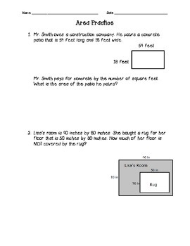 practice and apply perimeter and area worksheets