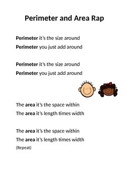 Preview of Perimeter and Area Rap