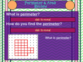 Perimeter and Area Review Flipchart