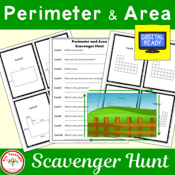 Preview of Perimeter and Area Scavenger Hunt