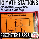 Perimeter and Area Stations