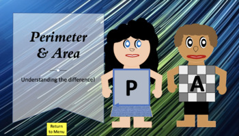 Preview of Perimeter and Area: Understanding the Difference
