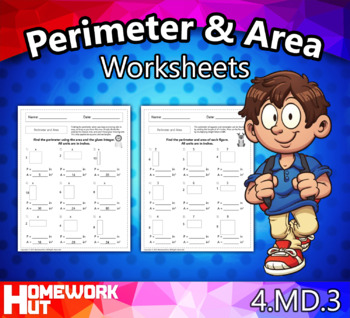 Preview of Perimeter and Area Worksheets