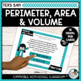 Perimeter and Area and Volume Problems | Boom Cards Distan