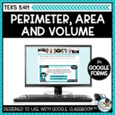 Perimeter and Area and Volume Problems | Digital Math Task Cards